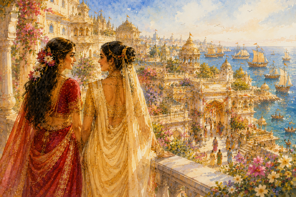 Rukmini & Satyabhama